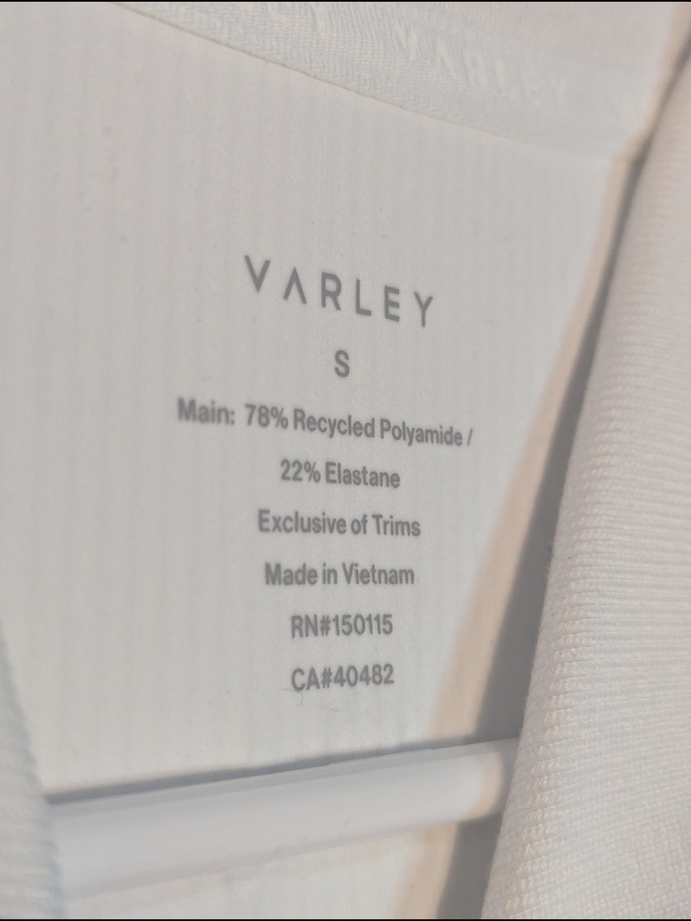 Varley Fritton Rib Performance Polo - Size S - Picture 7 of 8